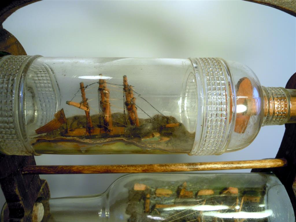 Hans Van Erkel Ship in a Bottle Diorama