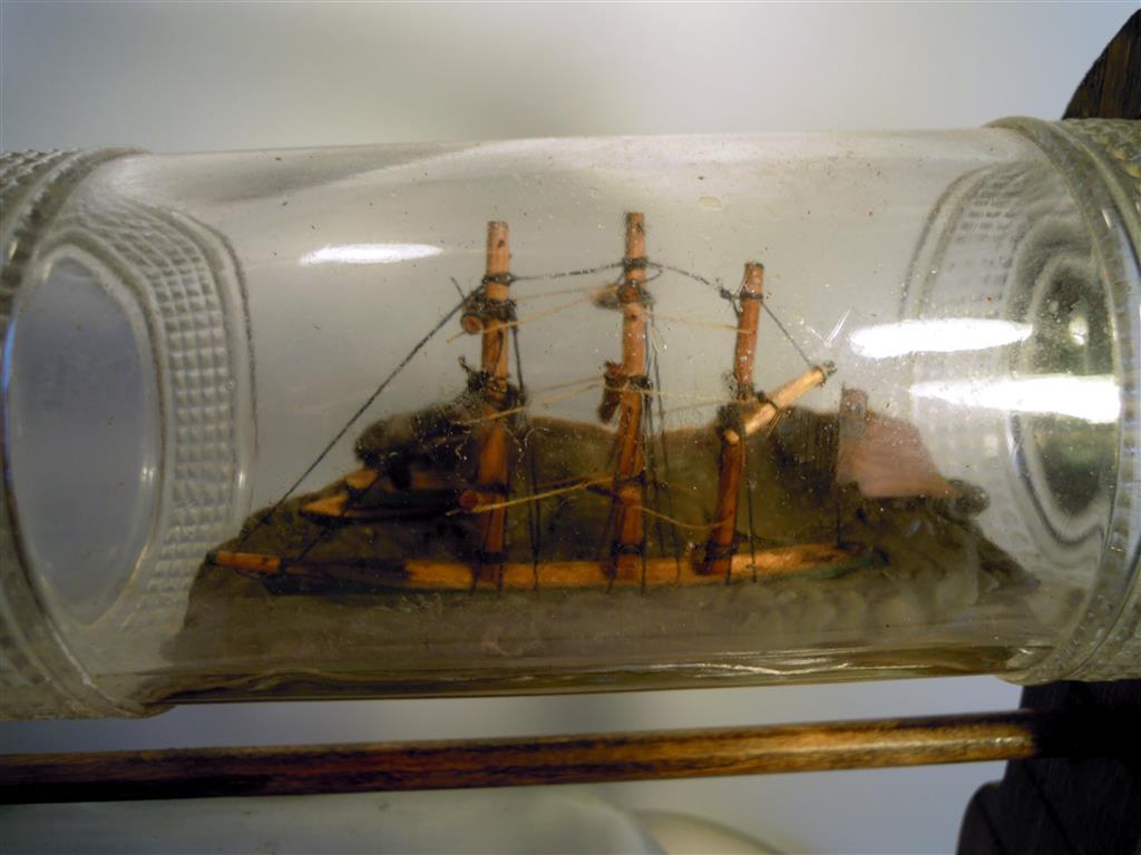 Hans Van Erkel Ship in a Bottle Diorama