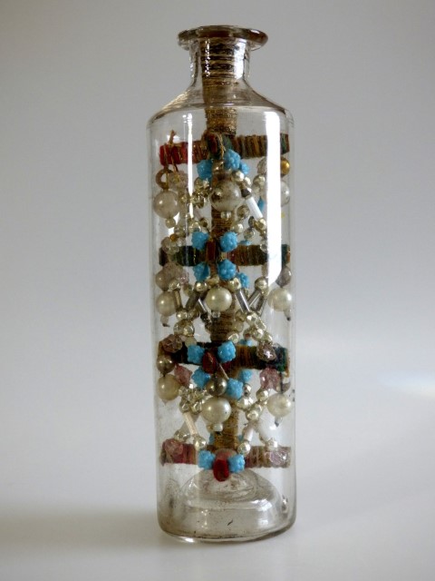 Winder with Glass Beads in a Bottle